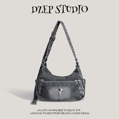 通勤小众辣妹复古休闲hobo包