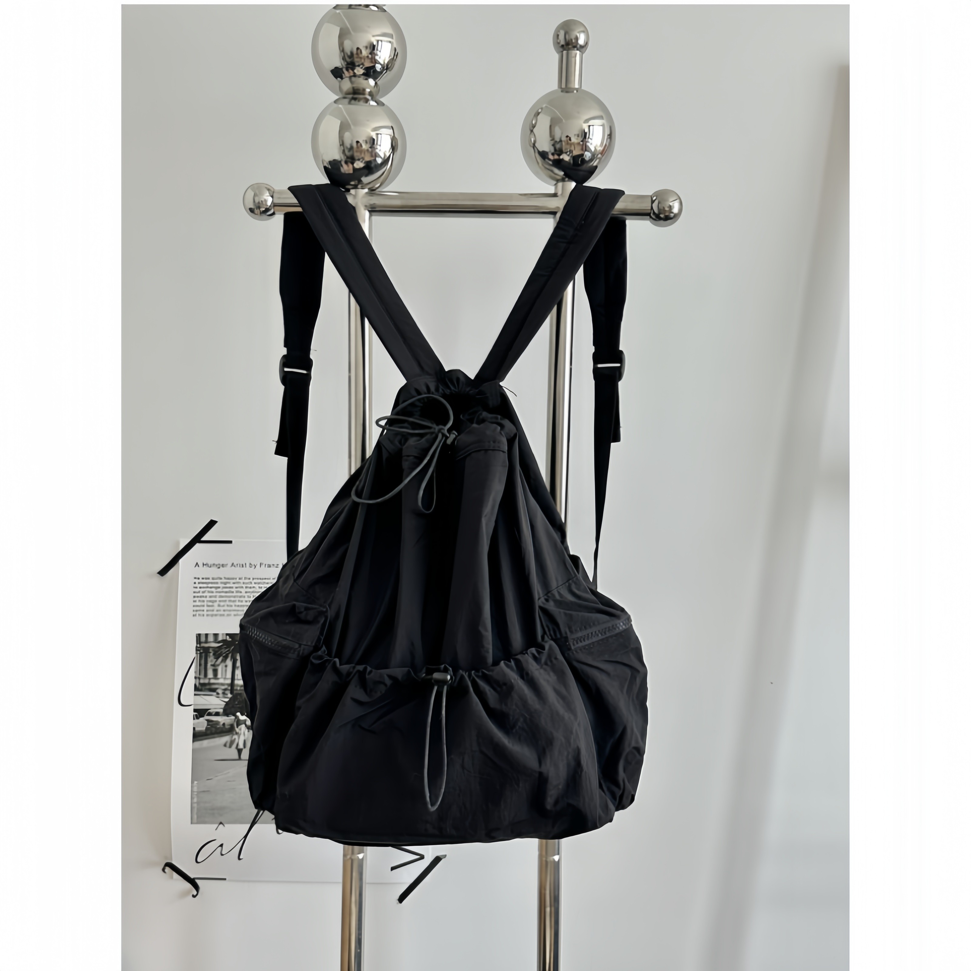 双肩包女2024新款大容量大学生休闲百搭通勤ins小众帆布书包背包,箱包皮具/热销女包/男包,双肩背包,淘宝优惠券,粉丝福利购,淘宝优惠卷