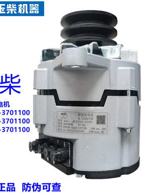 原装玉柴YC6T发动机TD620-3701100交流发电机TD870船电发电机组