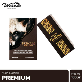 WORCAS Premium Luwak Coffee 100gr - Classic Box