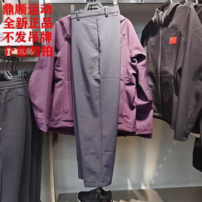 安踏灵动裤女子梭织运动长裤2025冬新品百搭加绒休闲裤162547507N