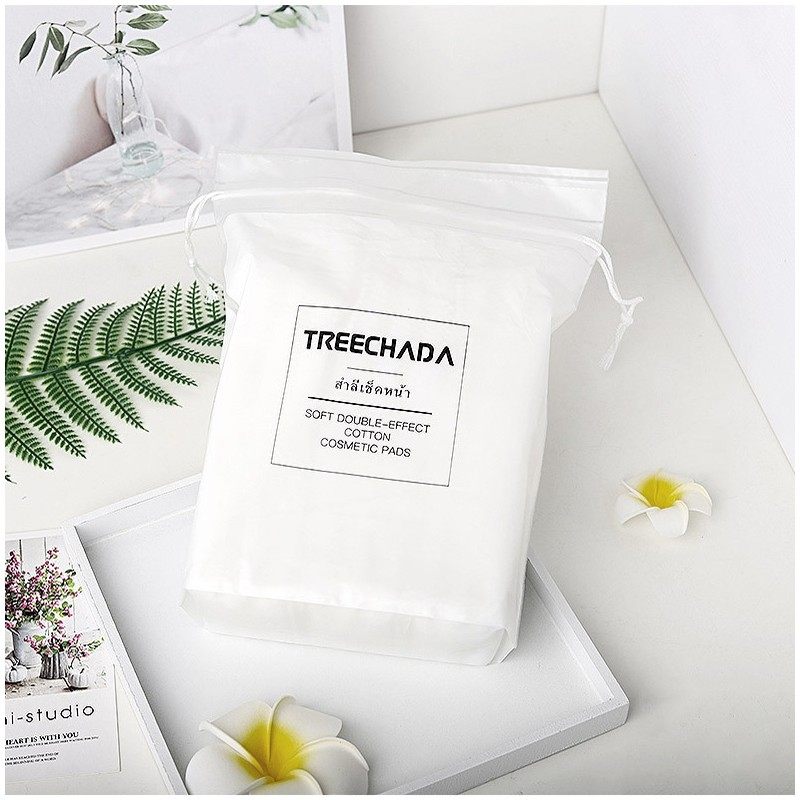 泰国TREECHADA压边化妆棉纯棉卸妆棉 脸部深层清洁双面省水不掉絮,彩妆/香水/美妆工具,美妆蛋/扑/海绵,淘宝优惠券,粉丝福利购,淘宝优惠卷