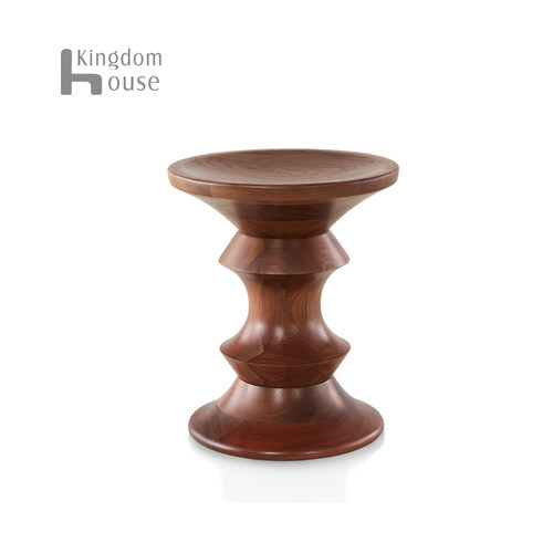 Eames Walnut Stool 设计师椅子实木凳 北欧简约现代风格实木小椅