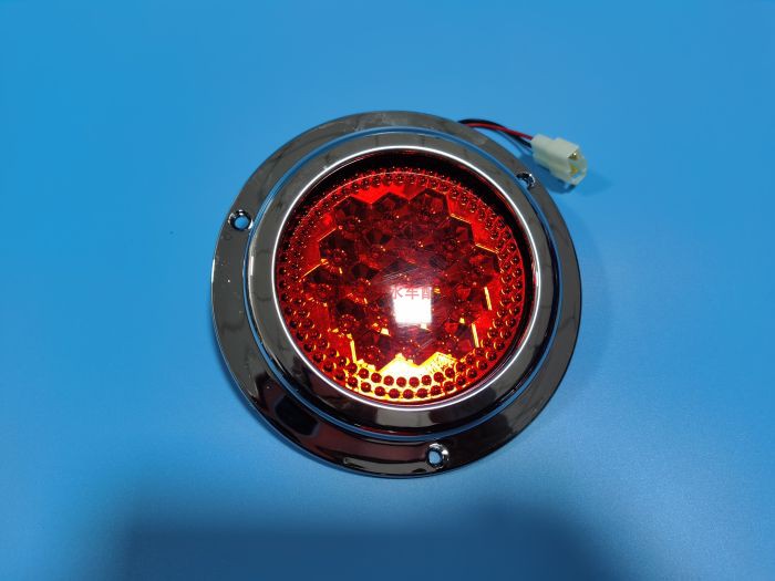 消防車尾燈 圓形 LED 黃紅白三色 霧燈 牌照燈 示廓燈 邊燈 帶3C