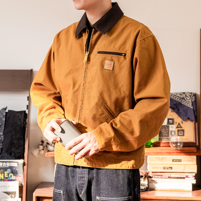 红风美式工装J97复古宽松夹克