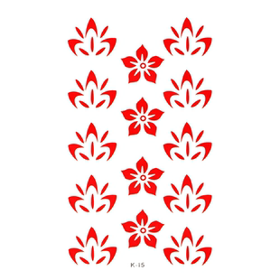 哪吒眉心图案贴纸花钿眉心贴古装汉服花三生三世白凤九额贴网红女ins印美人纹身贴防水持久性感额头贴纸套装