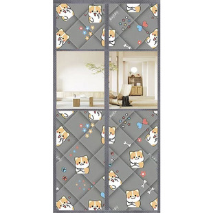 冬季棉门帘子全磁条加厚家用防风保暖抗寒隔音带窗口免打孔透明窗