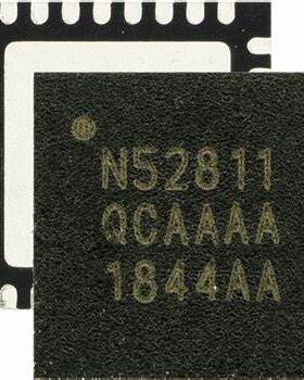 NRF52811-QCAA-R NRF52811芯片 RF片上系统 2.4 GHz 承诺原厂原装