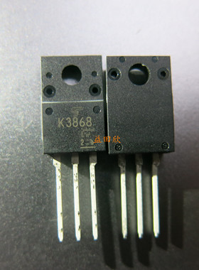 2SK3868 K3868东芝 5A,500V,1.7欧姆,N沟道,硅,MOSFET TO-220F