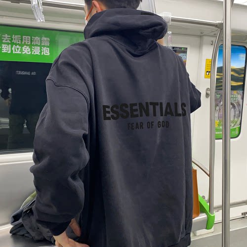 正版essentials男连帽卫衣