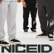 NICE运动裤 男春秋款 宽松直筒长裤 NICEID 刺绣LOGO篮球训练裤
