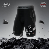 训练高弹速干压缩裤 男打底裤 NICE篮球运动健身五分紧身裤 NICEID