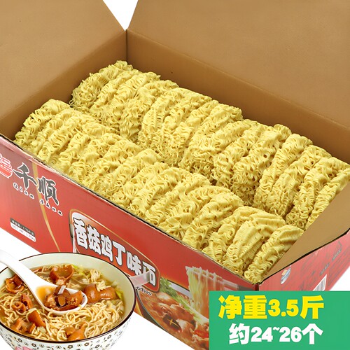 广东非油炸整箱方便面饼
