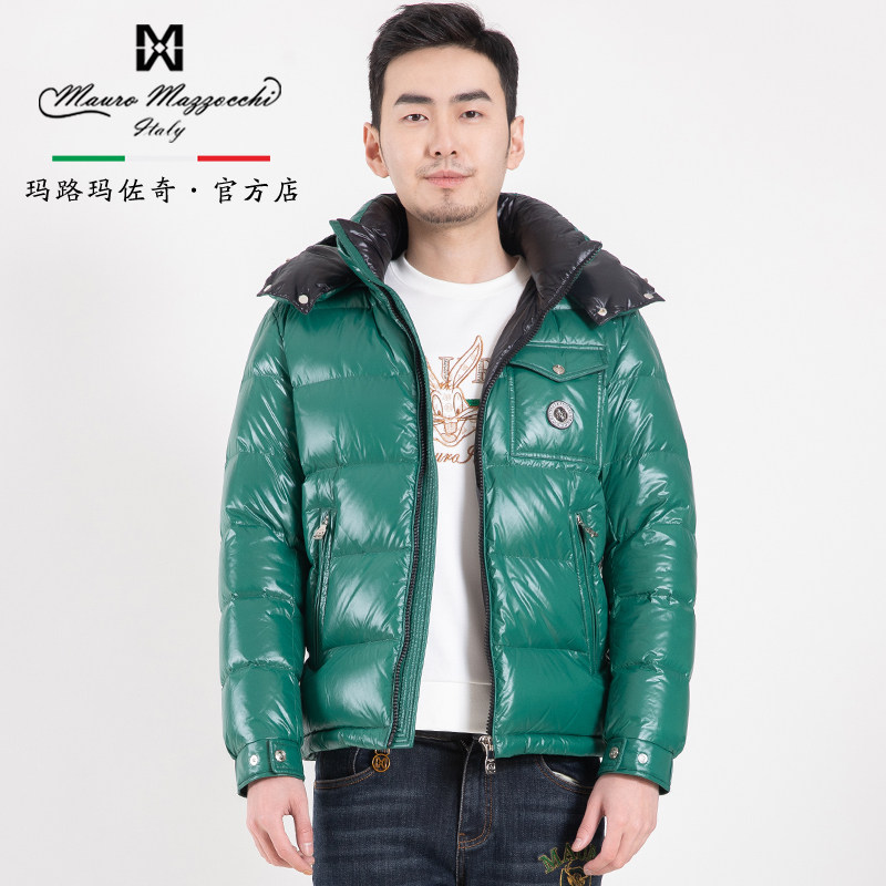 玛路秋冬休闲时尚连帽羽绒服