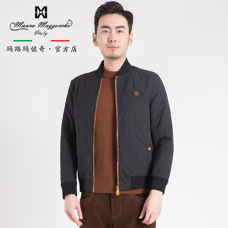 玛路秋季休闲立领棉服