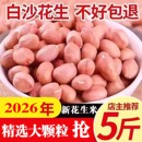 2026年新花生米生的白沙生5斤新货花生米食用大颗粒花生米商用