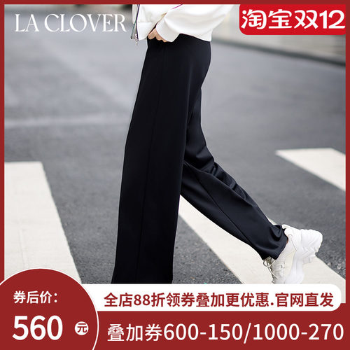 【25春夏新品】兰卡文(LA CLOVER)佛罗伦萨外穿小黑裤CC82AH2