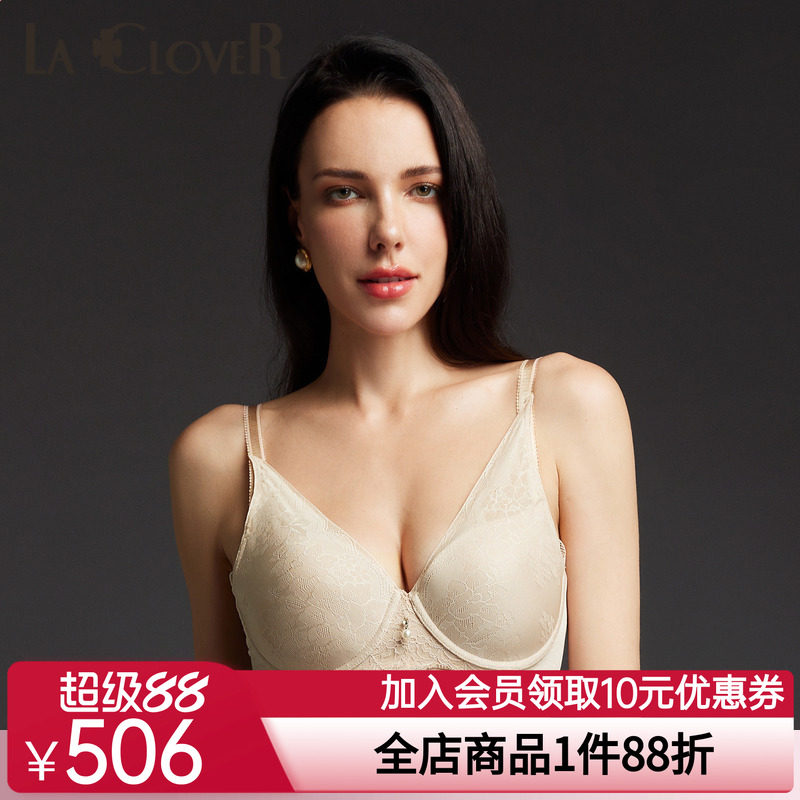 LACLOVER兰卡文寻觅时光系列全罩杯聚拢文胸LC11SY1