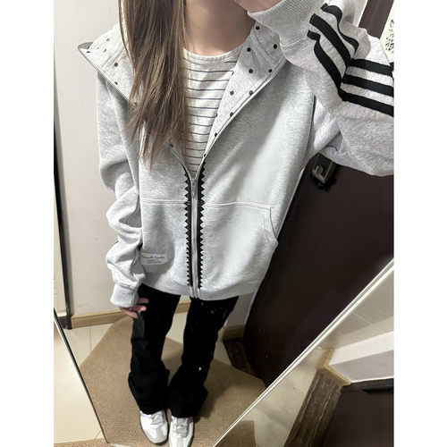 连帽卫衣女春秋宽松休闲慵懒