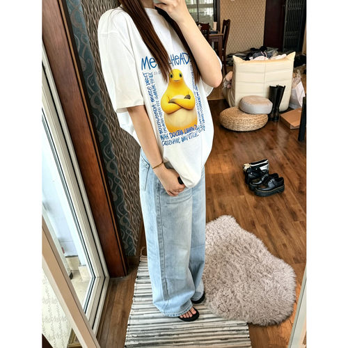 奶龙印花纯棉短袖T恤男女