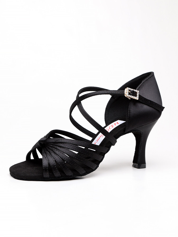 红谛莎专业拉丁舞鞋女成人中高跟缎面软底国标舞伦巴恰恰舞鞋,运动/瑜伽/健身/球迷用品,拉丁舞鞋,淘宝优惠券,粉丝福利购,淘宝优惠卷