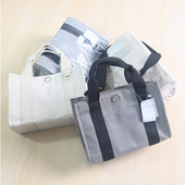 小格纹帆布女士手提包 2510 单肩斜跨托特包