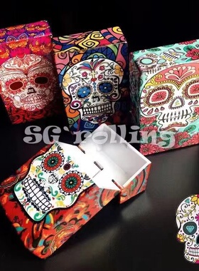 墨西哥 卡翠娜 主题 创意 烟盒 收纳盒