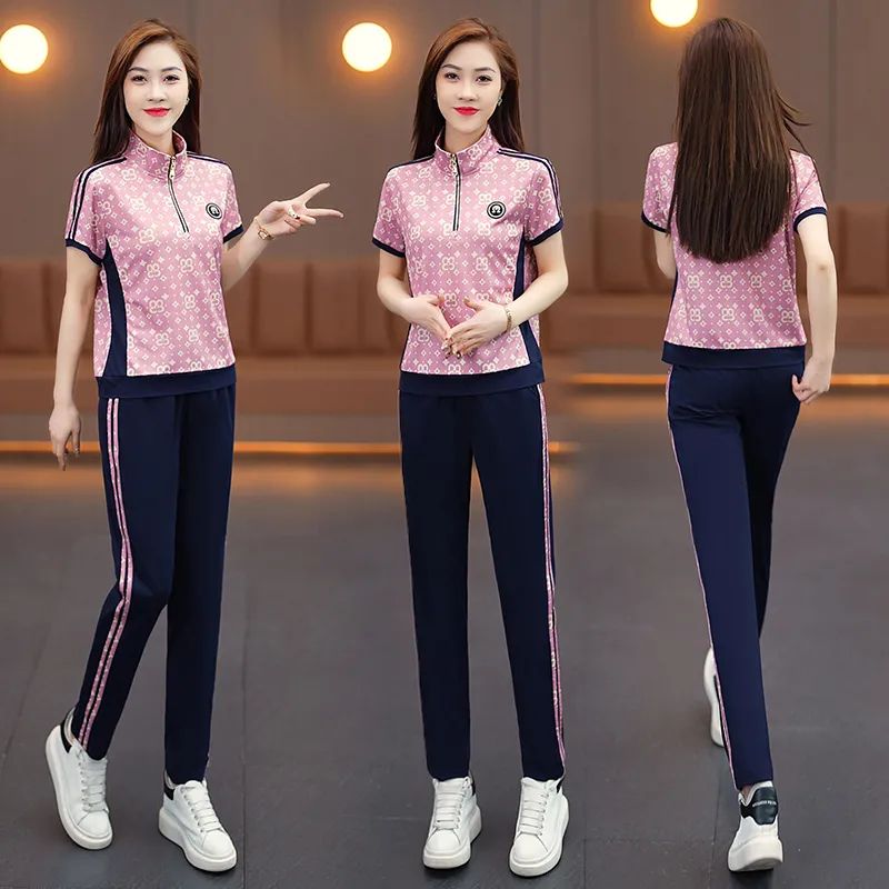 2026夏季新款女宽松显瘦运动套