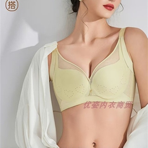 菲塑美丽挺轻乳080文胸薄BC透气定型软钢圈美背无痕百搭款内衣