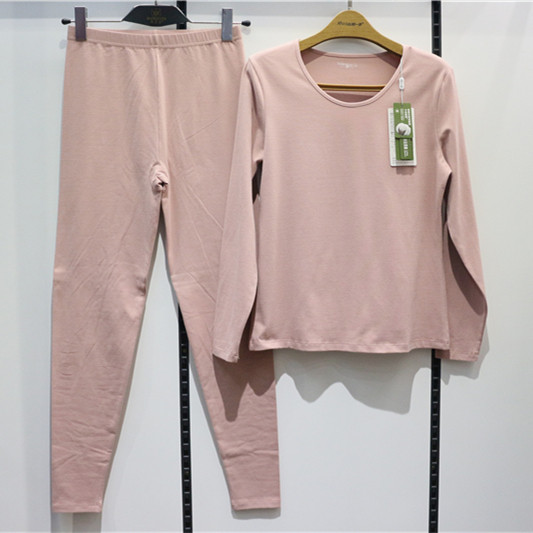 正品长袖纯棉保暖套装新一步