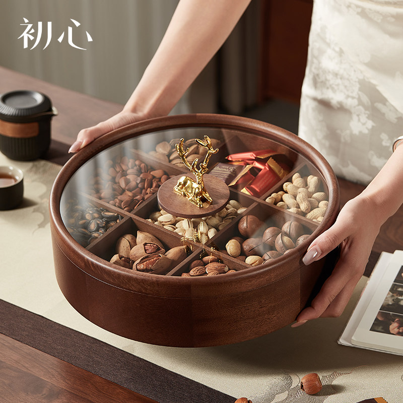 干果盘九宫格轻奢糖果盒实木客厅水果坚果拖盘结婚过年零食摆放盘,餐饮具,果盆/果盘/果篮,淘宝优惠券,粉丝福利购,淘宝优惠卷