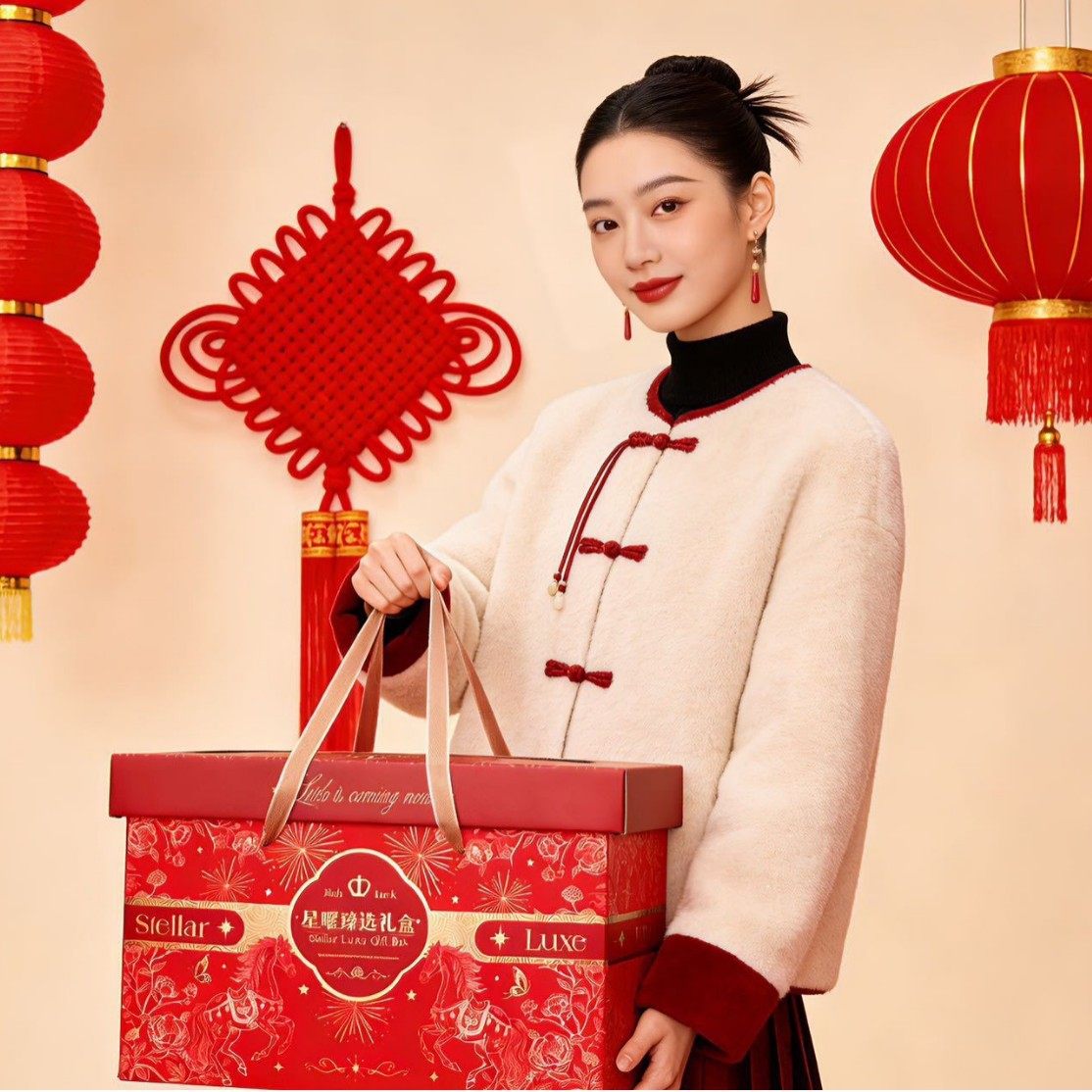 商务年货大礼包集团送客户食品混合坚果礼盒过年团圆伴手礼品零食