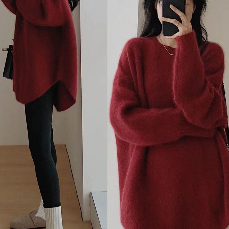 纯色毛衣女秋冬新款韩版宽松慵懒风女士精品内搭时尚针织打底衫潮,女装/女士精品,毛衣,淘宝优惠券,粉丝福利购,淘宝优惠卷