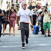 wooster西裤 男复古吊裆锥形九分裤 雅痞休闲裤 欧美nick 时尚 潮流