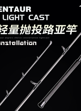 神夺Centaur 星座系列 轻量抛投路亚竿手工竿插节路亚钓竿