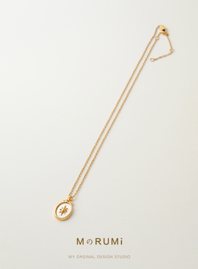 淡水母贝项链气质轻奢小众锁骨链