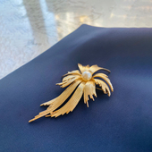 中古风格 高贵气质时尚 典雅原创小众个性 烟花胸针复古精致胸花饰品