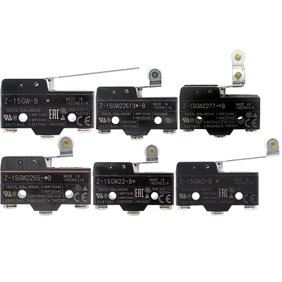 正品一欧姆龙OMRON限位Z-15GW22微动开关2255-2277-22613-15GW2-B