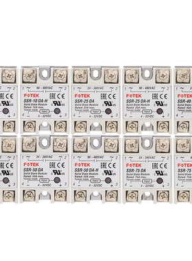 台湾原装FOTEK正品阳明SSR固态继电器10DA-25DA-40DA-50DA-75DA-H