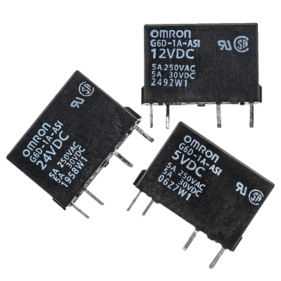 原装正品欧姆龙OMRON小型电磁继电器G6D-1A-ASI DC5V 12V 24VDC