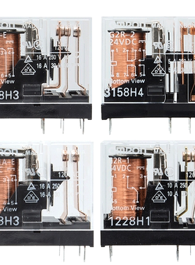 进口正品OMRON小型继电器G2R-1-E 2 1A-E DC 5V 12V 24V AC 220V
