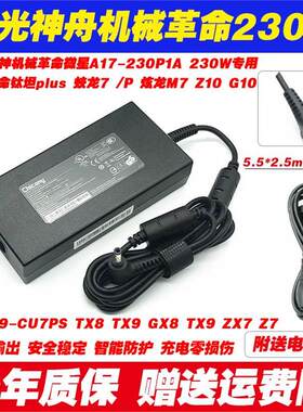 神舟战神G97E ZX8CR5S1笔记本充电器线机械革命蛟龙16电源适配器