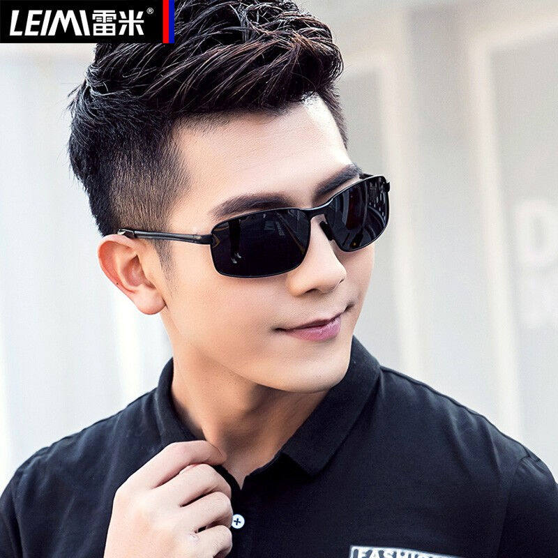雷米墨镜男士太阳镜男偏光镜潮人开车司机镜方形驾驶镜男太阳眼镜