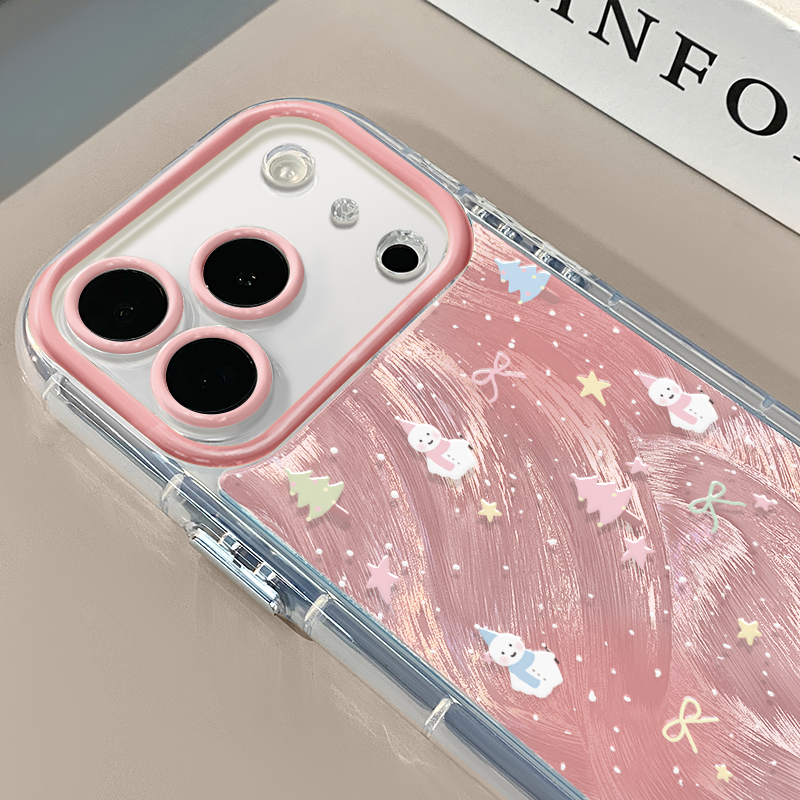 雪人适用苹果17Pro手机壳简约iphone16promax奶油羽纱oppo可爱华为p80荣耀创意保护套vivo小米15,3C数码配件,手机保护套/壳,淘宝优惠券,粉丝福利购,淘宝优惠卷