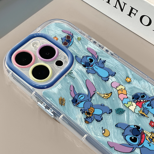 史可爱迪仔适用苹果17奶油羽纱纹卡通手机壳iphone16可爱华为苹果15promax创意可爱保护套防摔15ProMax全包