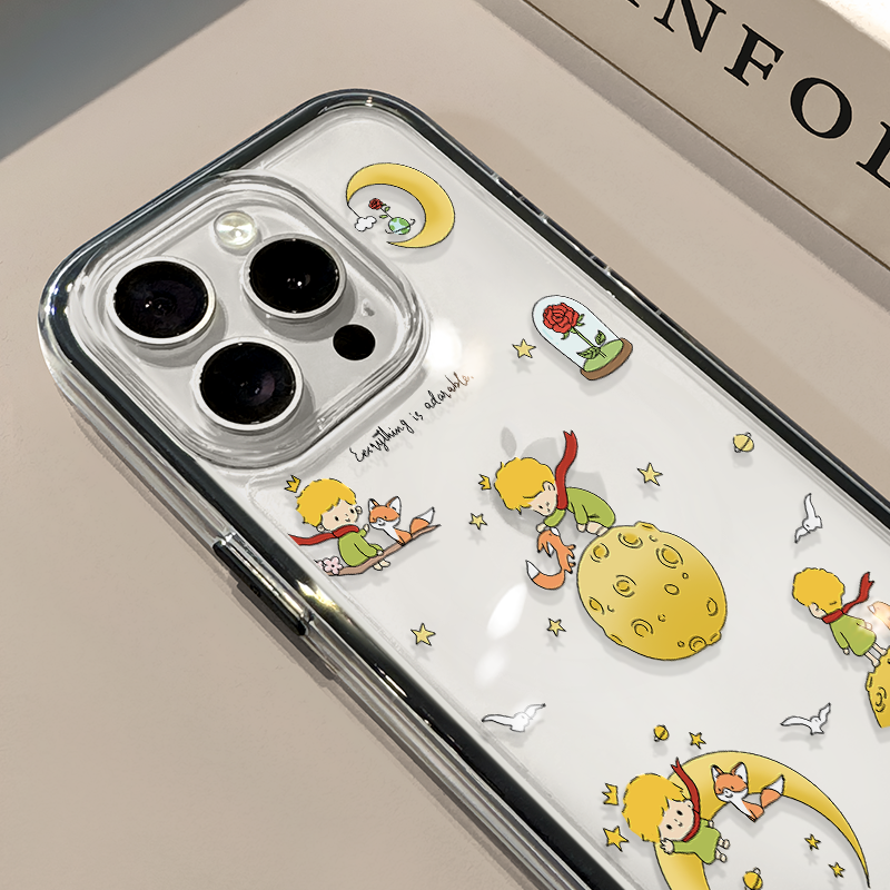 小王子星球适用苹果17promax手机壳iPhone16三合一炫彩华为mate70保护套oppo荣耀200创意小米15