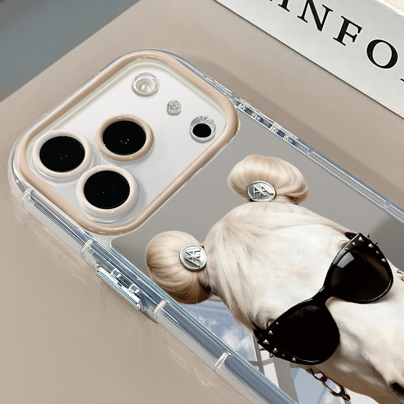 墨镜小马适用于苹果17Pro镜面奶油壳16Promax手机壳华为p80可爱小米17防摔荣耀mate70小众红米,3C数码配件,手机保护套/壳,淘宝优惠券,粉丝福利购,淘宝优惠卷