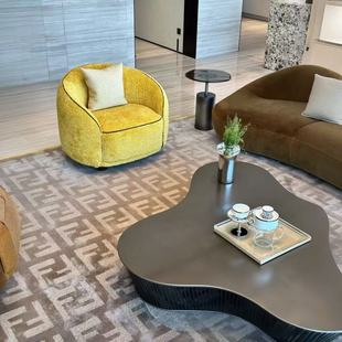 FFDN别墅地毯意大利地毯轻奢地毯现代时尚 地毯北欧地毯轻奢地毯