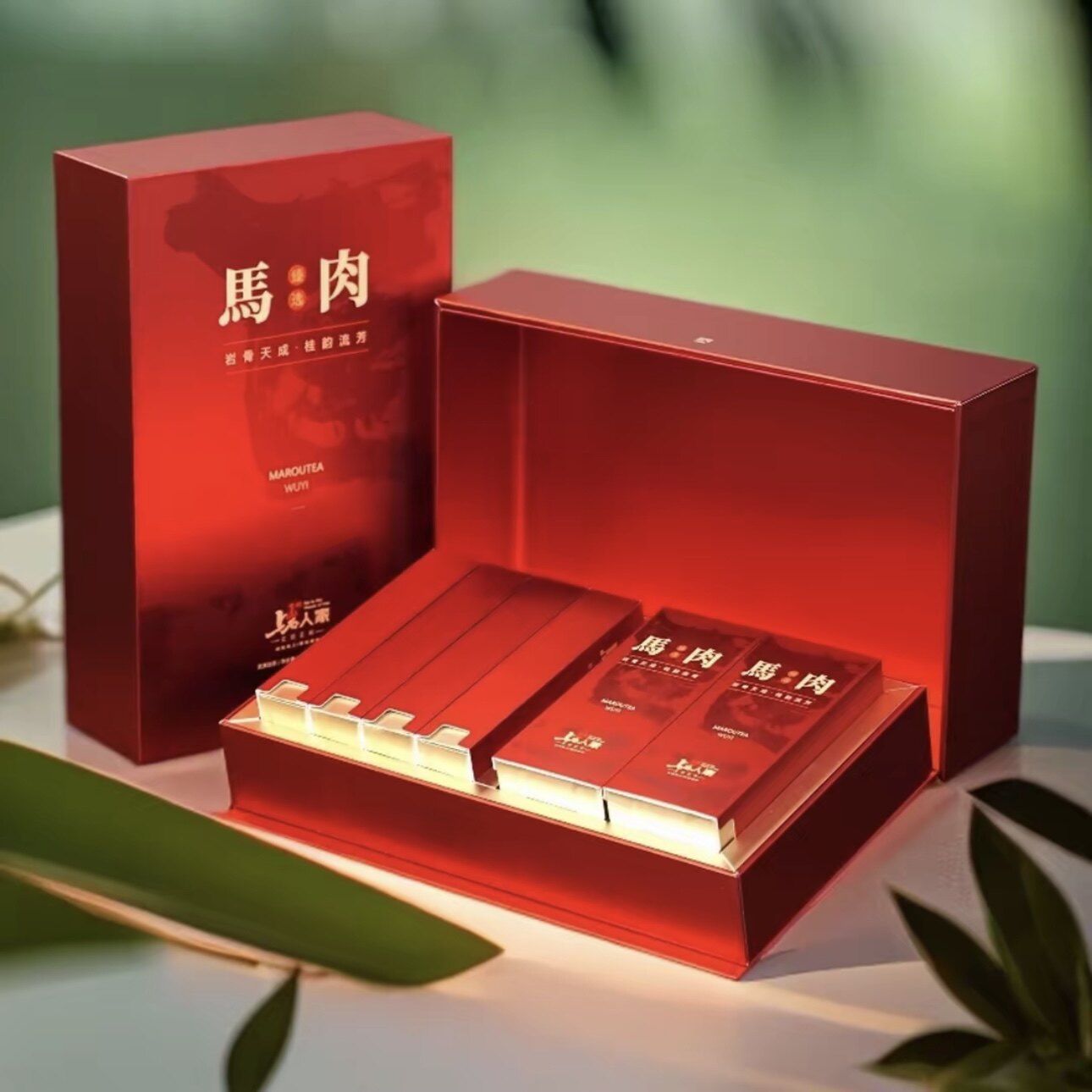 【马肉】马头岩肉桂马年中秋节高端茶叶礼盒送礼送长辈武夷岩茶