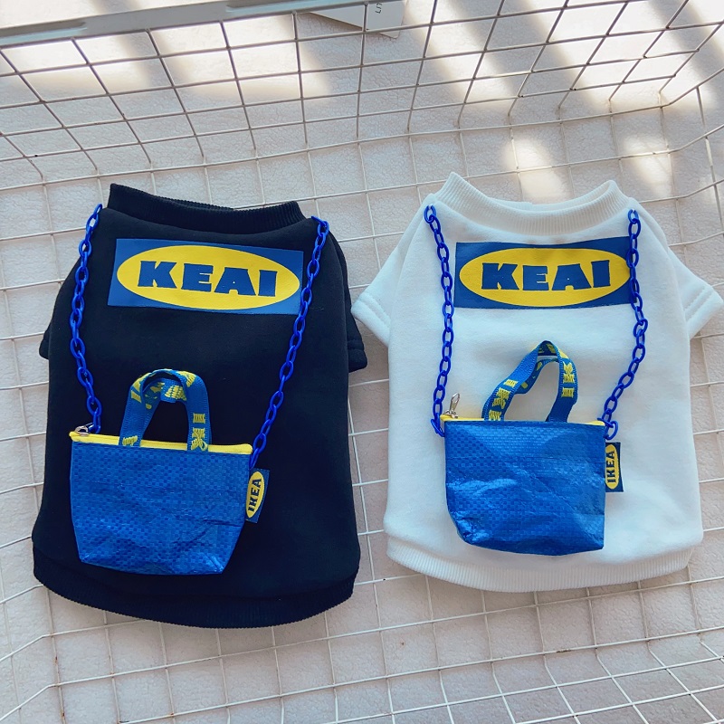 纯棉舒适加绒可爱背包猫狗小型犬